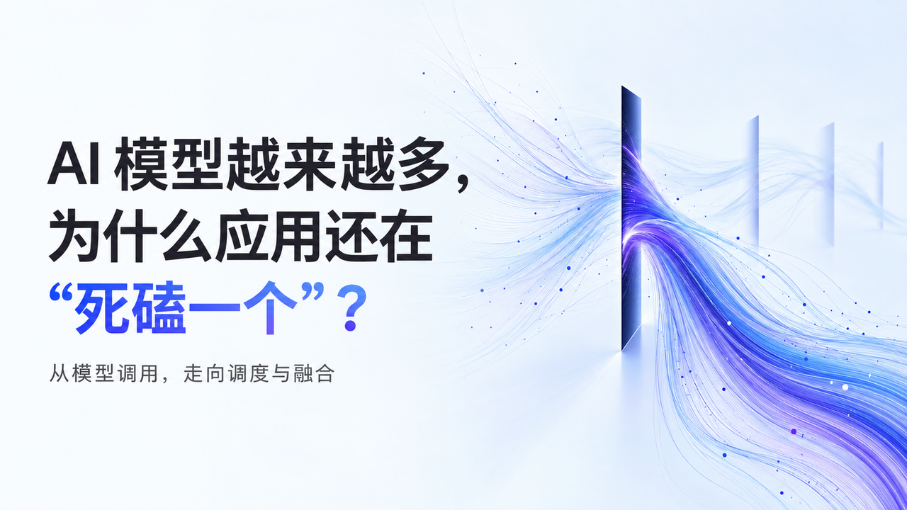 AI 模型越来越多,为什么应用还在“死磕一个”?